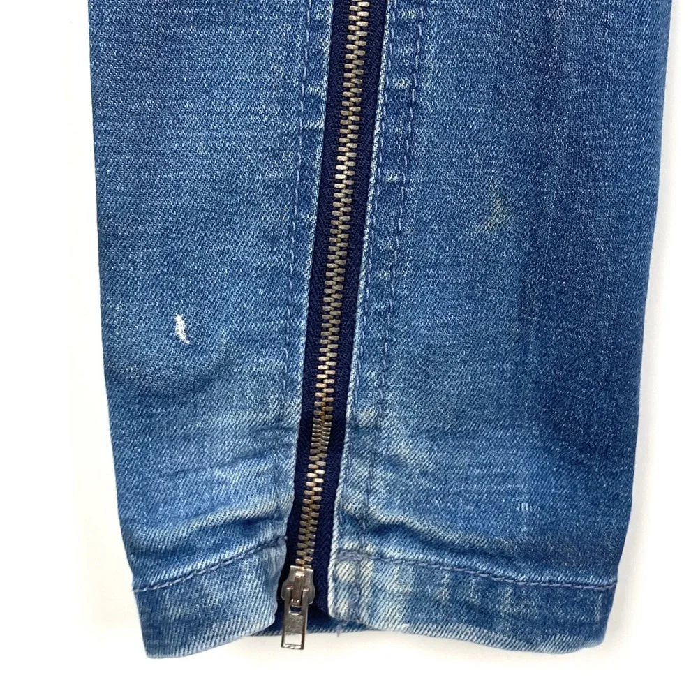 Michiko Koshino Distressed Low-Rise Skinny Jeans - Picture 11 of 16